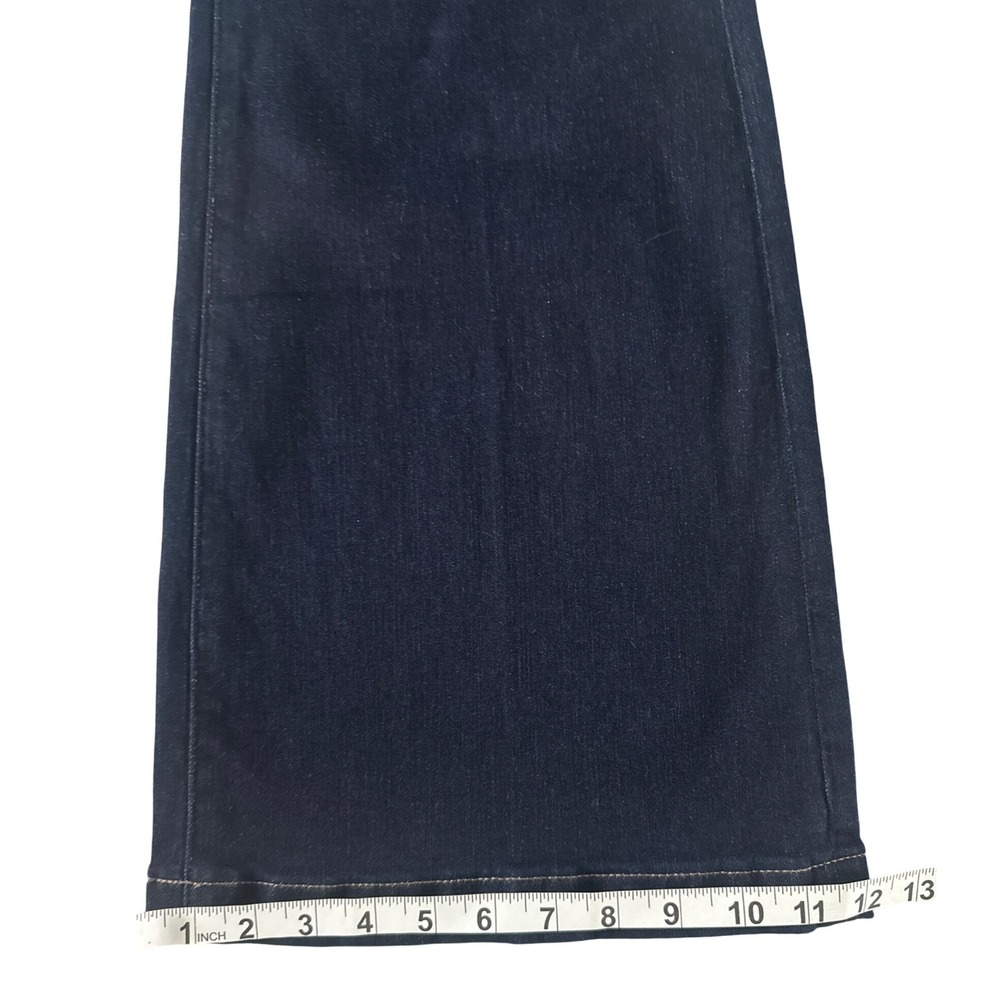 White House Black Market WHBM High-Rise Mariner Wide Leg Jeans Sailor Dark Sz 8 - Picture 6 of 15